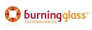 Burning glass logo